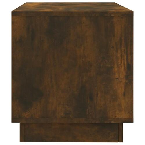 Tv-bord 102x41x44 cm spånplade røget egetræsfarve