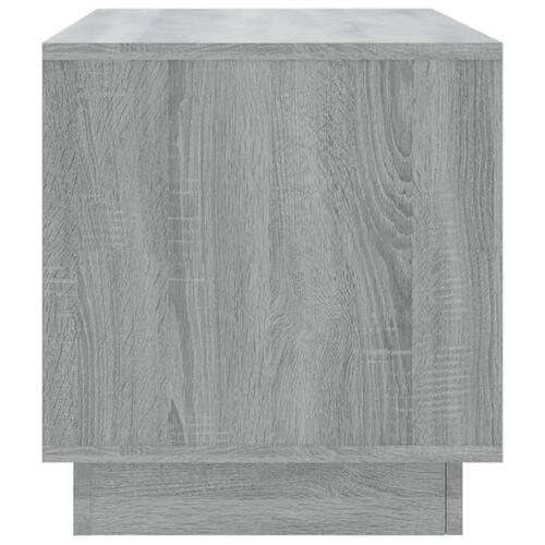 Tv-bord 102x41x44 cm spånplade grå sonoma-eg