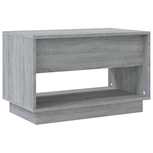 Tv-bord 70x41x44 cm spånplade grå sonoma-eg