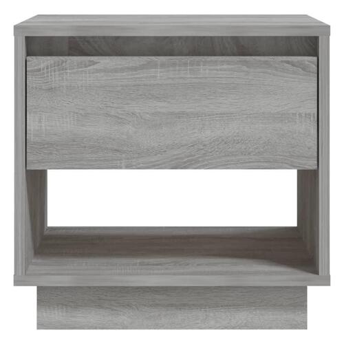 Sengebord 45x34x44 cm spånplade sonoma-eg