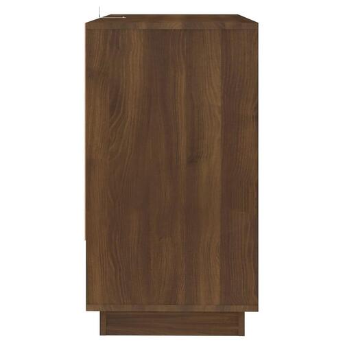 Skænk 70x41x75 cm spånplade brun egetræsfarve