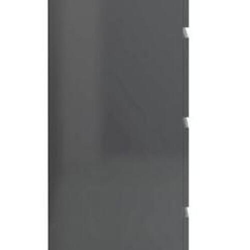Skænk 60x35x98,5 cm konstrueret træ grå højglans