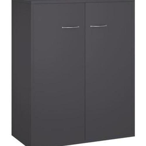 Skænk 60 x 30 x 75 cm spånplade grå