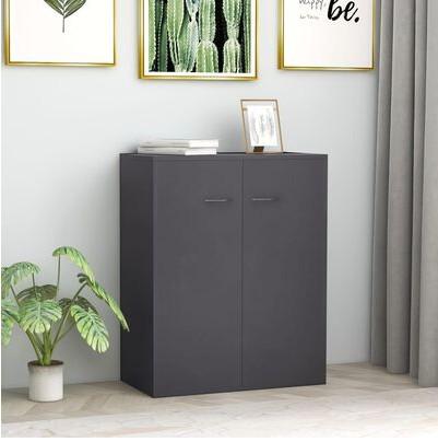 Skænk 60x30x75 cm konstrueret træ grå