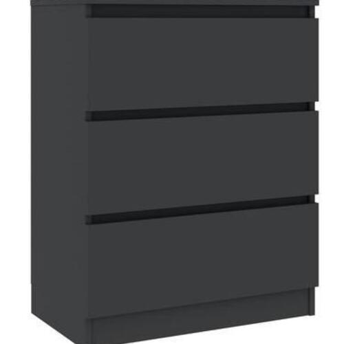 Skænk 60x33,5x76 cm spånplade grå