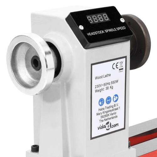 Drejebænk med variabel hastighed 457 mm 550 W