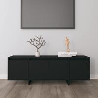Tv-bord 120x30x40,5 cm konstrueret træ sort
