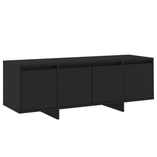 Tv-bord 120x30x40,5 cm konstrueret træ sort