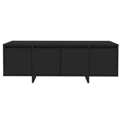 Tv-bord 120x30x40,5 cm konstrueret træ sort