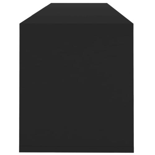 Tv-bord 120x30x40,5 cm konstrueret træ sort