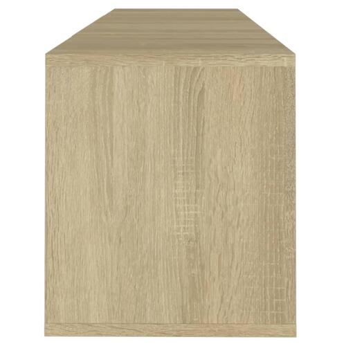Tv-bord 120x30x40,5 cm konstrueret træ sonoma-eg
