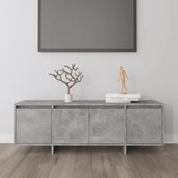 Tv-bord 120x30x40,5 cm konstrueret træ betongrå