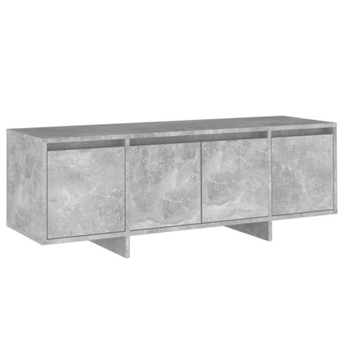 Tv-bord 120x30x40,5 cm konstrueret træ betongrå