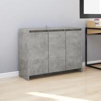 Skænk 102x33x75 cm konstrueret træ betongrå