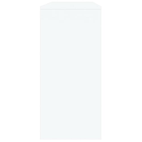 Konsolbord 100x35x76,5 cm konstrueret træ hvid