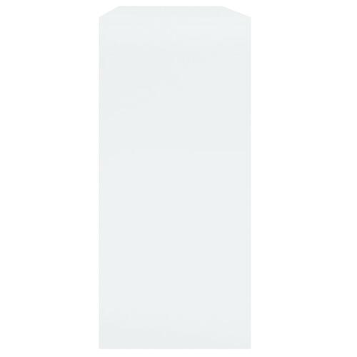 Konsolbord 100x35x76,5 cm spånplade hvid højglans