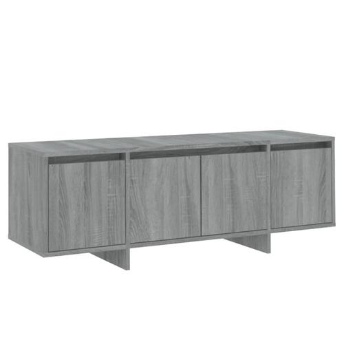 Tv-bord 120x30x40,5 cm konstrueret træ grå sonoma-eg