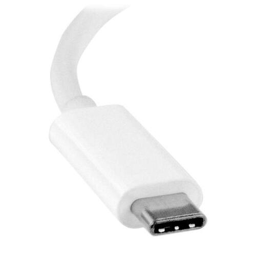 USB C til DVI-adapter Startech CDP2DVIW Hvid