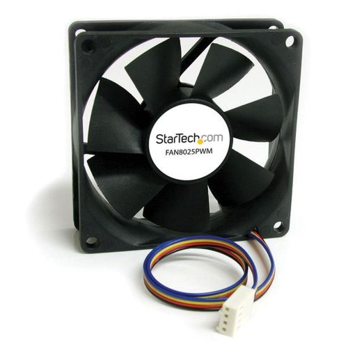PC blæser StarTech 80 mm PWM - 2.500 rpm, 12 V