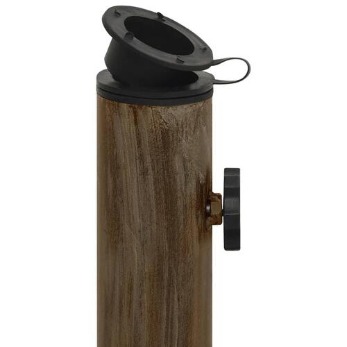 Parasolfod 44x44x31 cm støbejern bronzefarvet