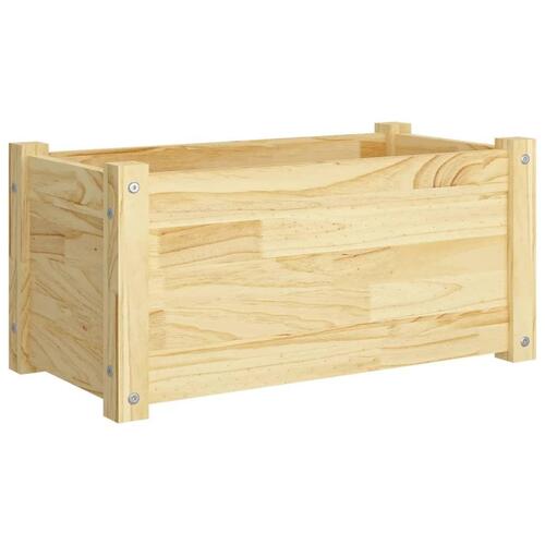 Plantekasse 60x31x31 cm massivt fyrretræ