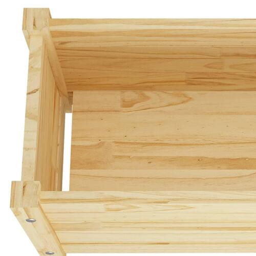 Plantekasse 60x31x31 cm massivt fyrretræ