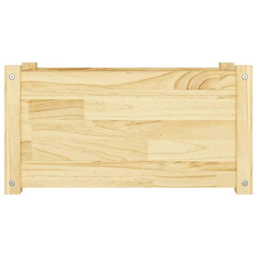 Plantekasser 2 stk. 60x31x31 cm massivt fyrretræ