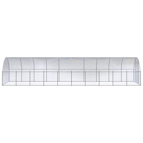 Hønsehus 3x10x2 m galvaniseret stål