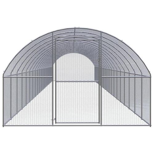 Hønsehus 3x20x2 m galvaniseret stål