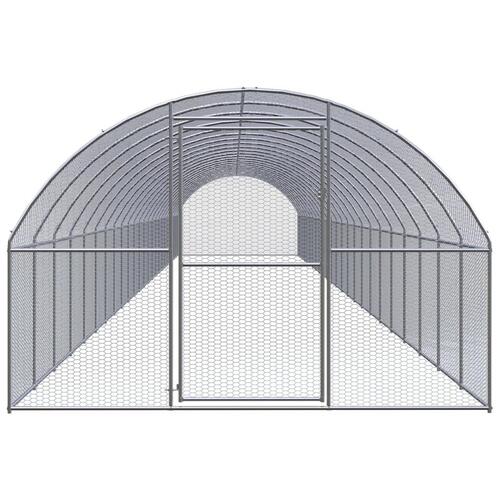 Hønsehus 3x24x2 m galvaniseret stål