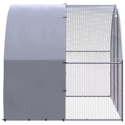 Hønsehus 3x2x2 m galvaniseret stål