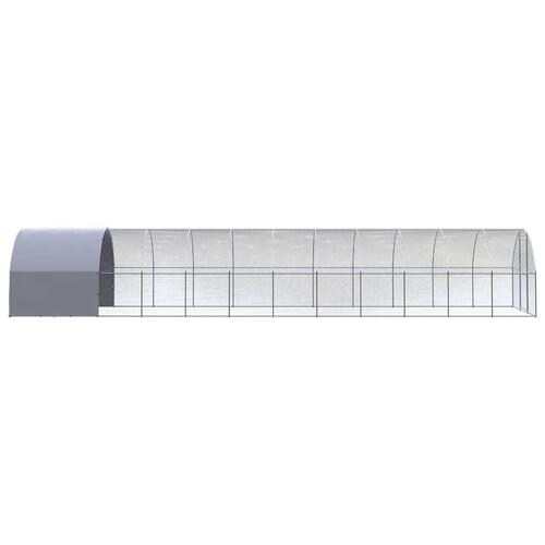 Hønsehus 3x12x2 m galvaniseret stål