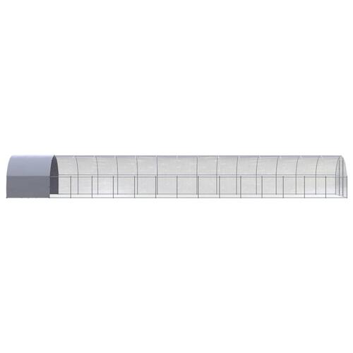 Hønsehus 3x16x2 m galvaniseret stål