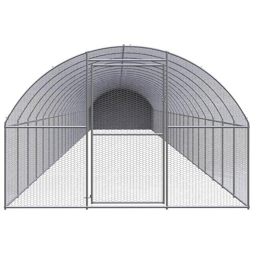 Hønsehus 3x24x2 m galvaniseret stål
