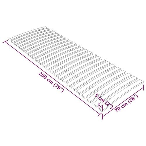 Lamelbund med 24 lameller 70x200 cm