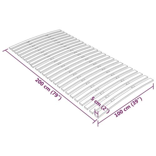 Lamelbund med 24 lameller 100x200 cm