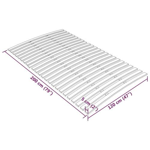 Lamelbund med 24 lameller 120x200 cm