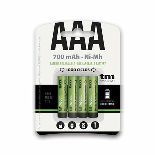 Genopladelige batterier TM Electron R03 Ni-Mh