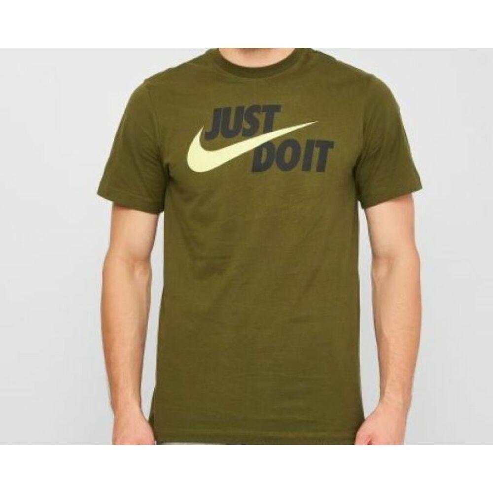 Kortærmet T-shirt til Mænd Nike AR5006 327 Grøn L