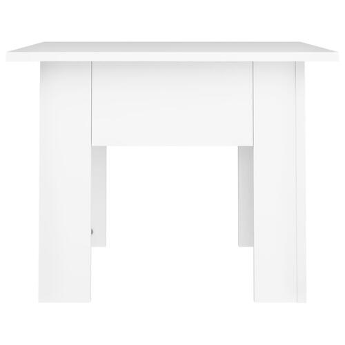 Sofabord 55x55x42 cm konstrueret træ hvid
