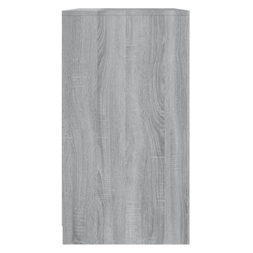 Skænk 70x40,5x75 cm konstrueret træ grå sonoma-eg