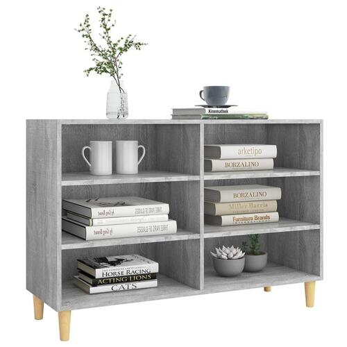 Skænk 103,5x35x70 cm konstrueret træ grå sonoma-eg