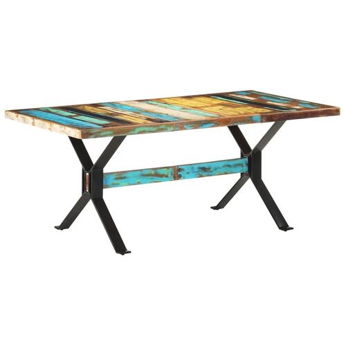 Spisebord 180x90x76 cm massivt genbrugstræ