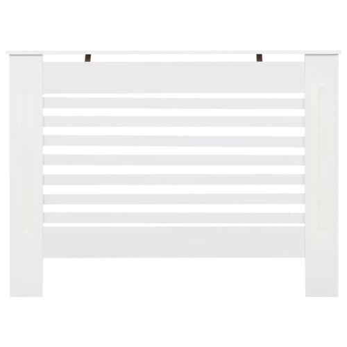Radiatorskjulere 2 stk. 112 x 19 x 81,5 cm MDF hvid