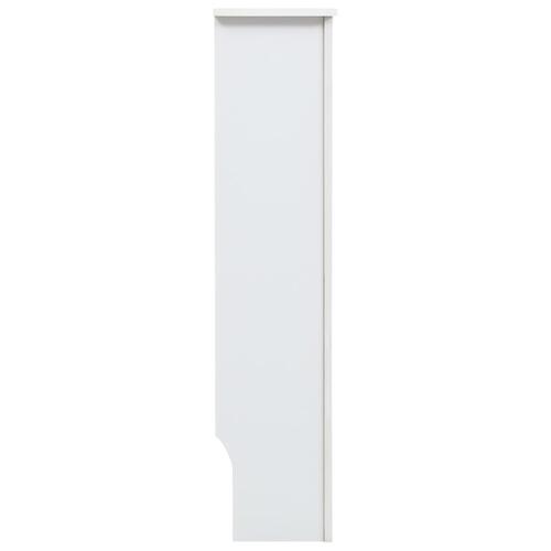 Radiatorskjulere 2 stk. 112 x 19 x 81,5 cm MDF hvid
