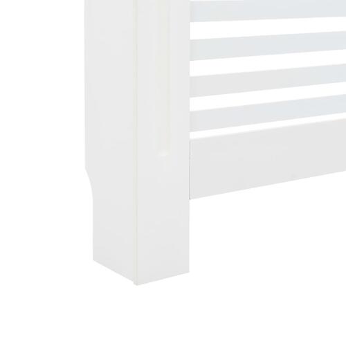 Radiatorskjulere 2 stk. 112 x 19 x 81,5 cm MDF hvid