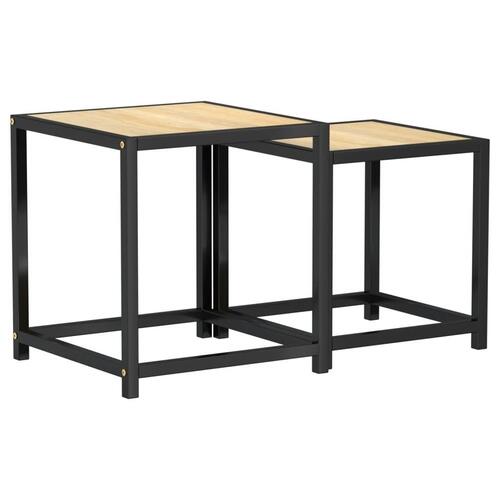 Sideborde 2 stk. MDF sonoma-eg