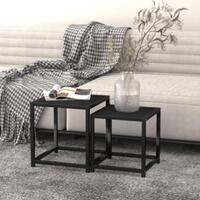 Sideborde 2 stk. MDF sort