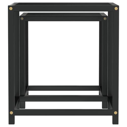 Sideborde 2 stk. MDF sort