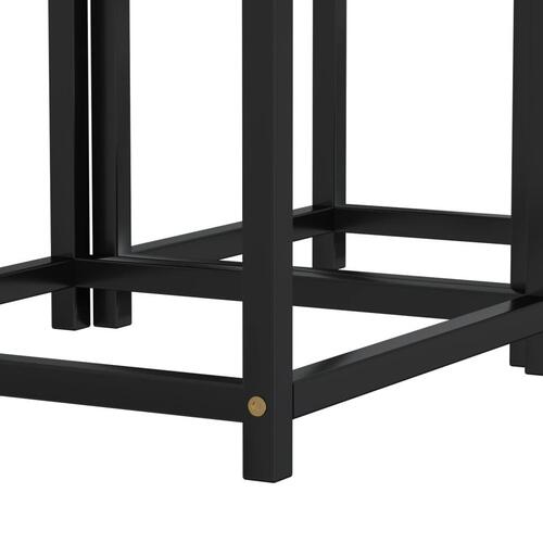 Sideborde 2 stk. MDF sort